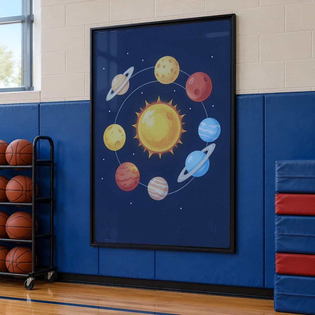 Classroom Frame Mockup Bundle — Elementary School Wall Art PSD Templates (30 Scenes): mockup scene 10 of 30