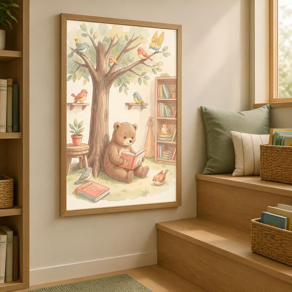 Classroom Frame Mockup Bundle — Elementary School Wall Art PSD Templates (30 Scenes): mockup scene 20 of 30
