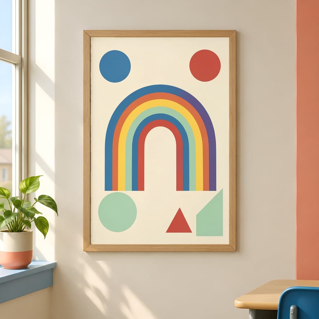 Classroom Frame Mockup Bundle — Elementary School Wall Art PSD Templates (30 Scenes): mockup scene 30 of 30
