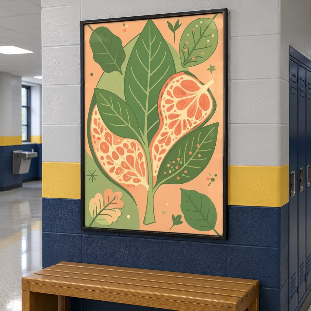 Classroom Frame Mockup Bundle — Elementary School Wall Art PSD Templates (30 Scenes): mockup scene 9 of 30