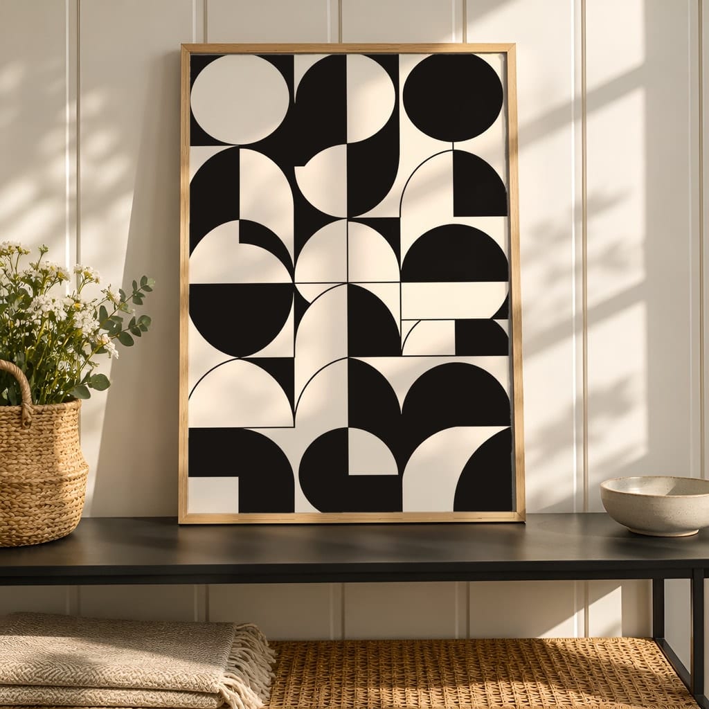 Entryway Frame Mockup Bundle — 40 Vertical Hallway Wall Art PSD Mockups: mockup scene 20 of 40