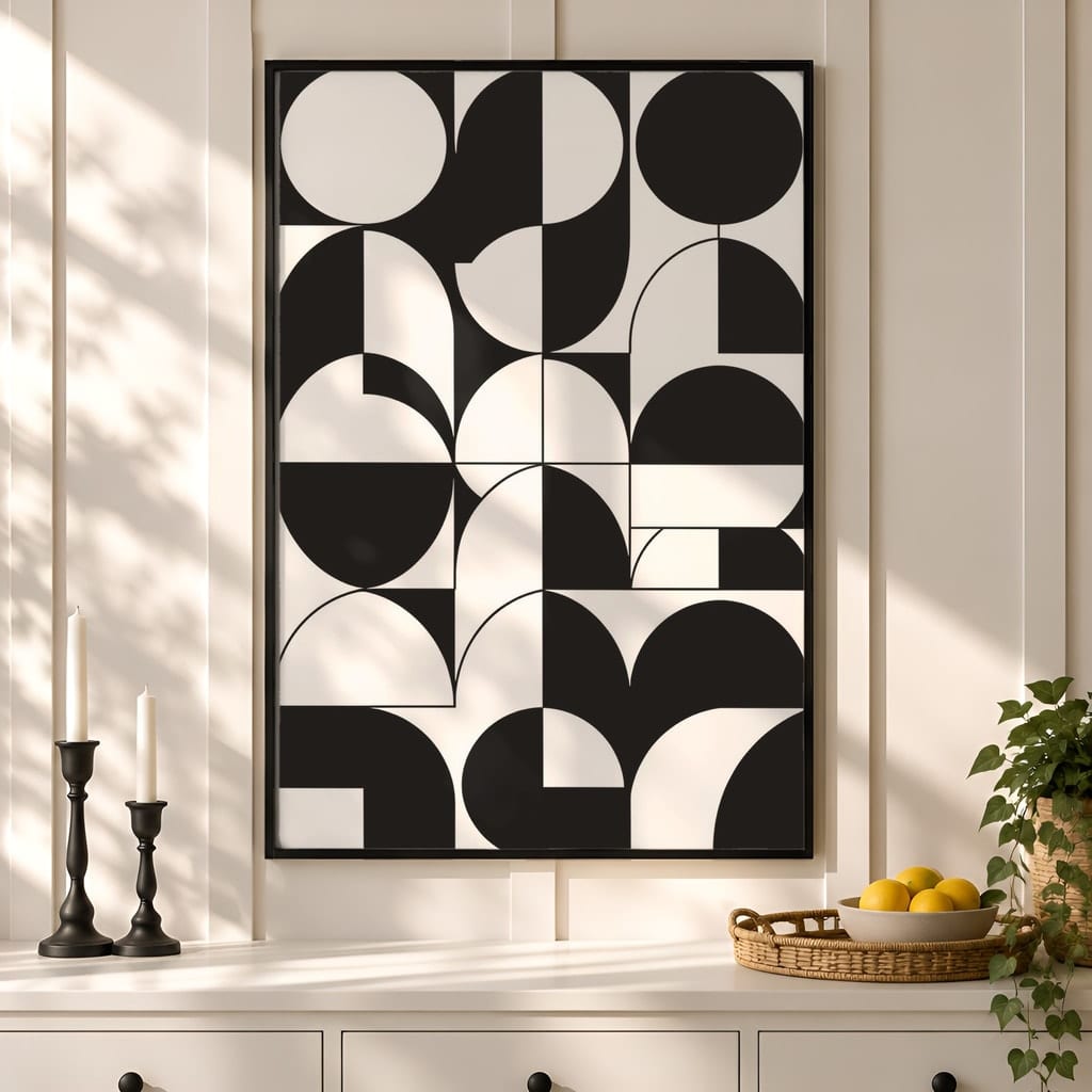 Entryway Frame Mockup Bundle — 40 Vertical Hallway Wall Art PSD Mockups: mockup scene 21 of 40