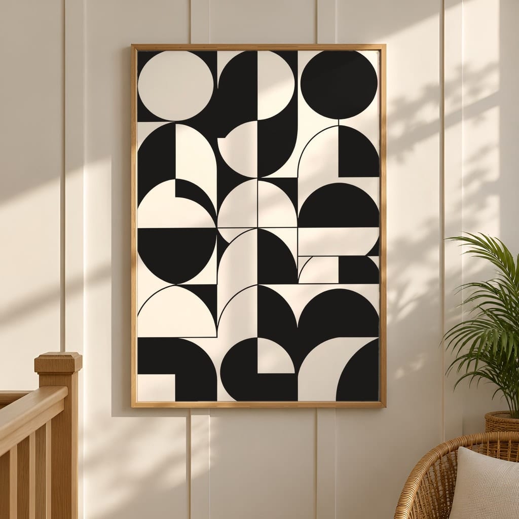 Entryway Frame Mockup Bundle — 40 Vertical Hallway Wall Art PSD Mockups: mockup scene 25 of 40