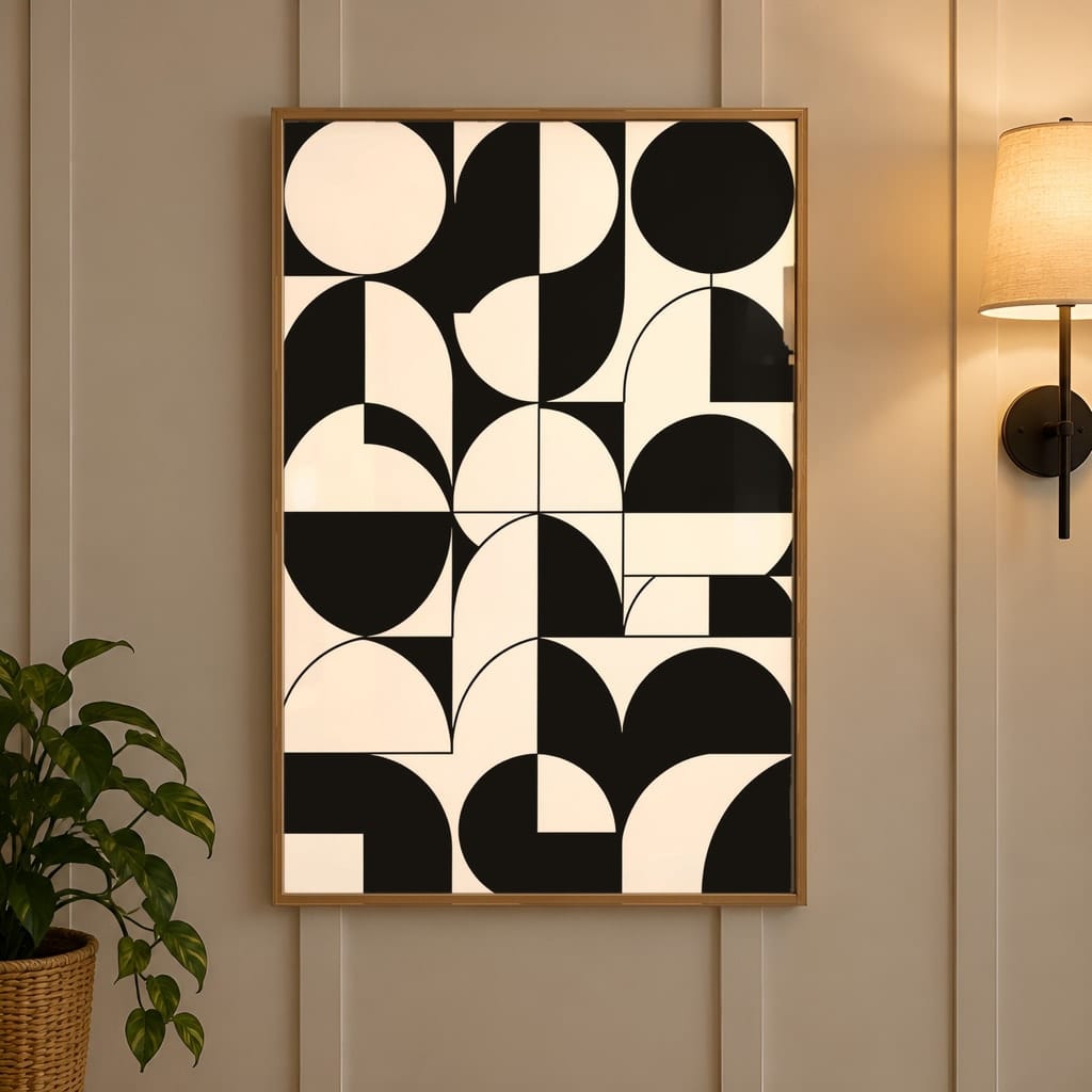Entryway Frame Mockup Bundle — 40 Vertical Hallway Wall Art PSD Mockups: mockup scene 28 of 40