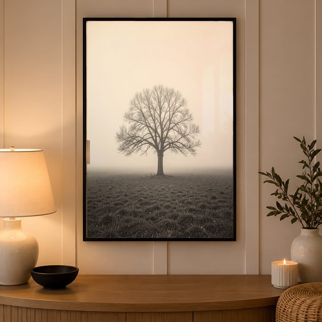 Entryway Frame Mockup Bundle — 40 Vertical Hallway Wall Art PSD Mockups: mockup scene 38 of 40