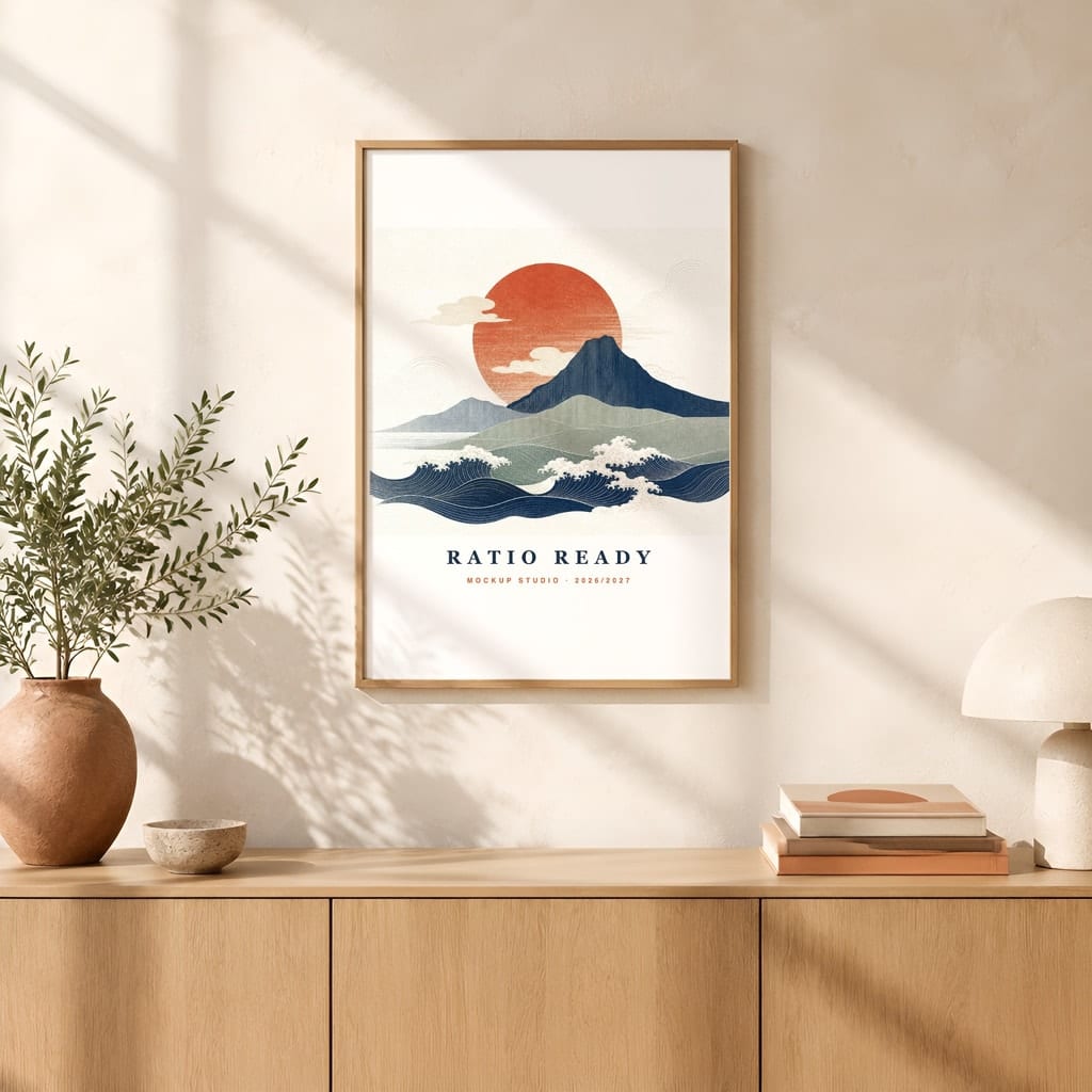 Therapy Office Wall Art Mockup — Counselor Frame PSD Templates (20 Scenes) — first mockup scene from the pack