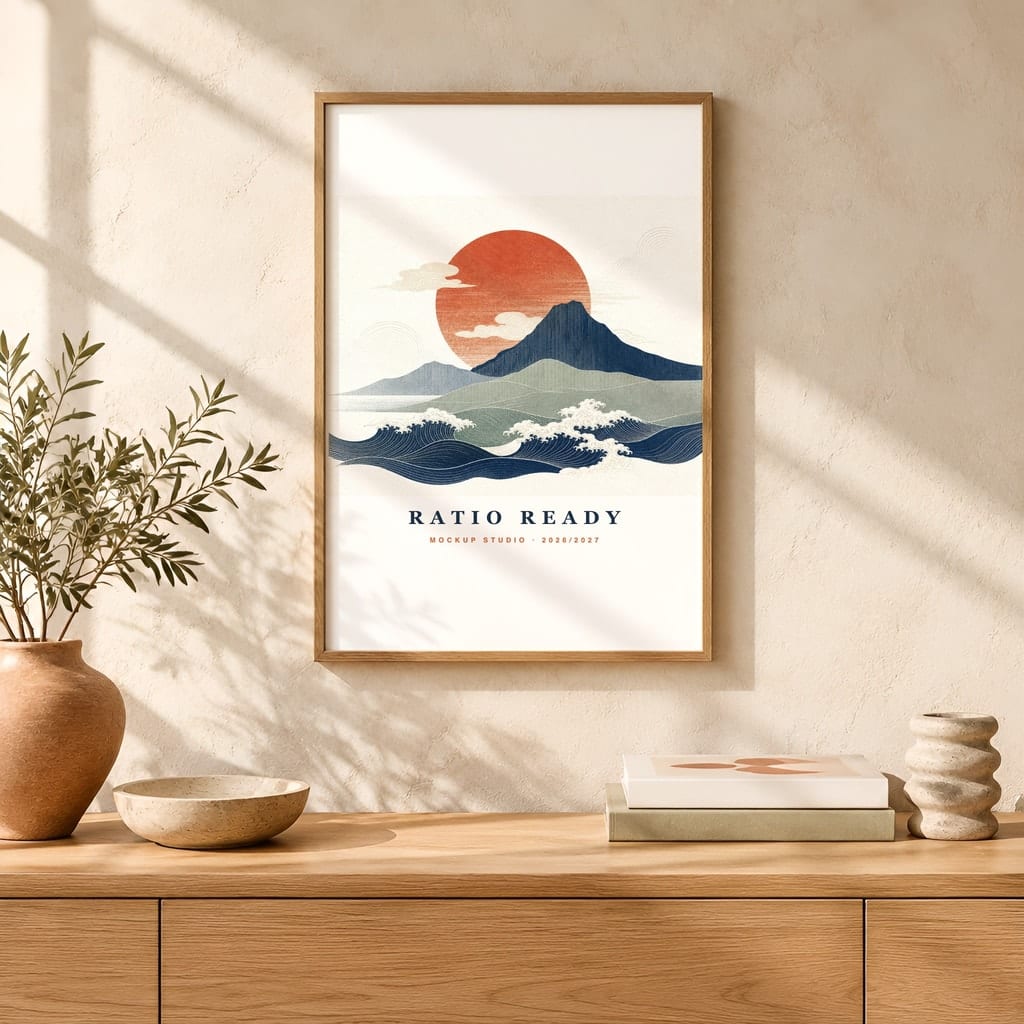 Therapy Office Wall Art Mockup — Counselor Frame PSD Templates (20 Scenes): mockup scene 11 of 20
