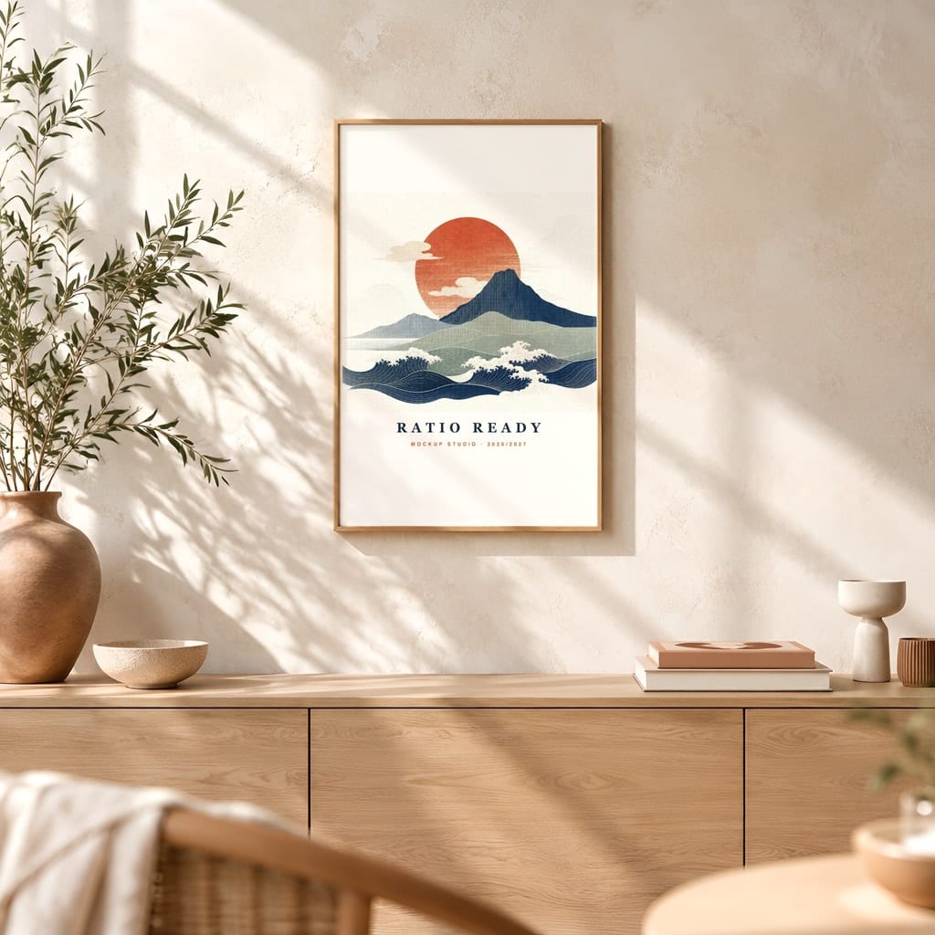 Therapy Office Wall Art Mockup — Counselor Frame PSD Templates (20 Scenes): mockup scene 12 of 20