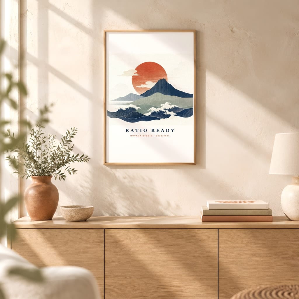 Therapy Office Wall Art Mockup — Counselor Frame PSD Templates (20 Scenes): mockup scene 16 of 20