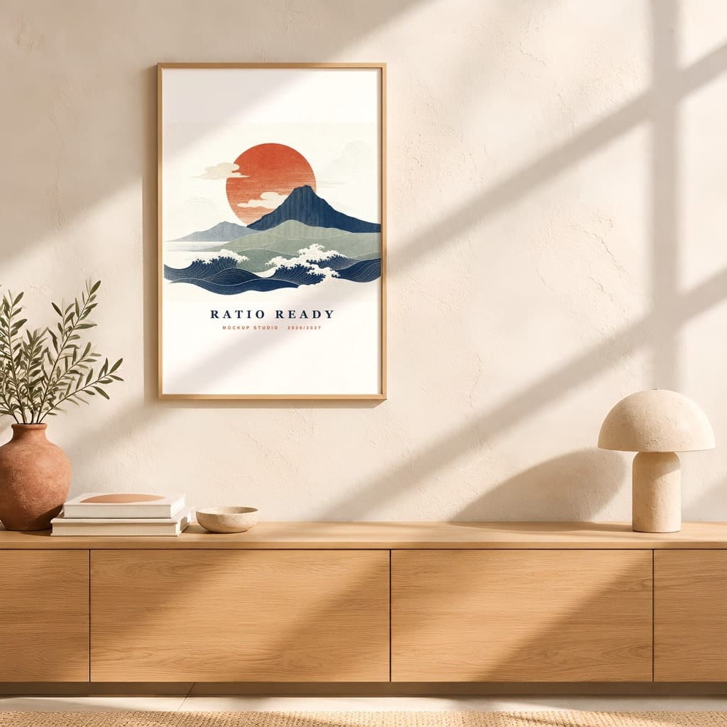 Therapy Office Wall Art Mockup — Counselor Frame PSD Templates (20 Scenes): mockup scene 18 of 20