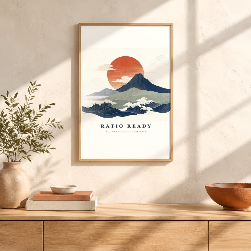 Therapy Office Wall Art Mockup — Counselor Frame PSD Templates (20 Scenes): mockup scene 19 of 20