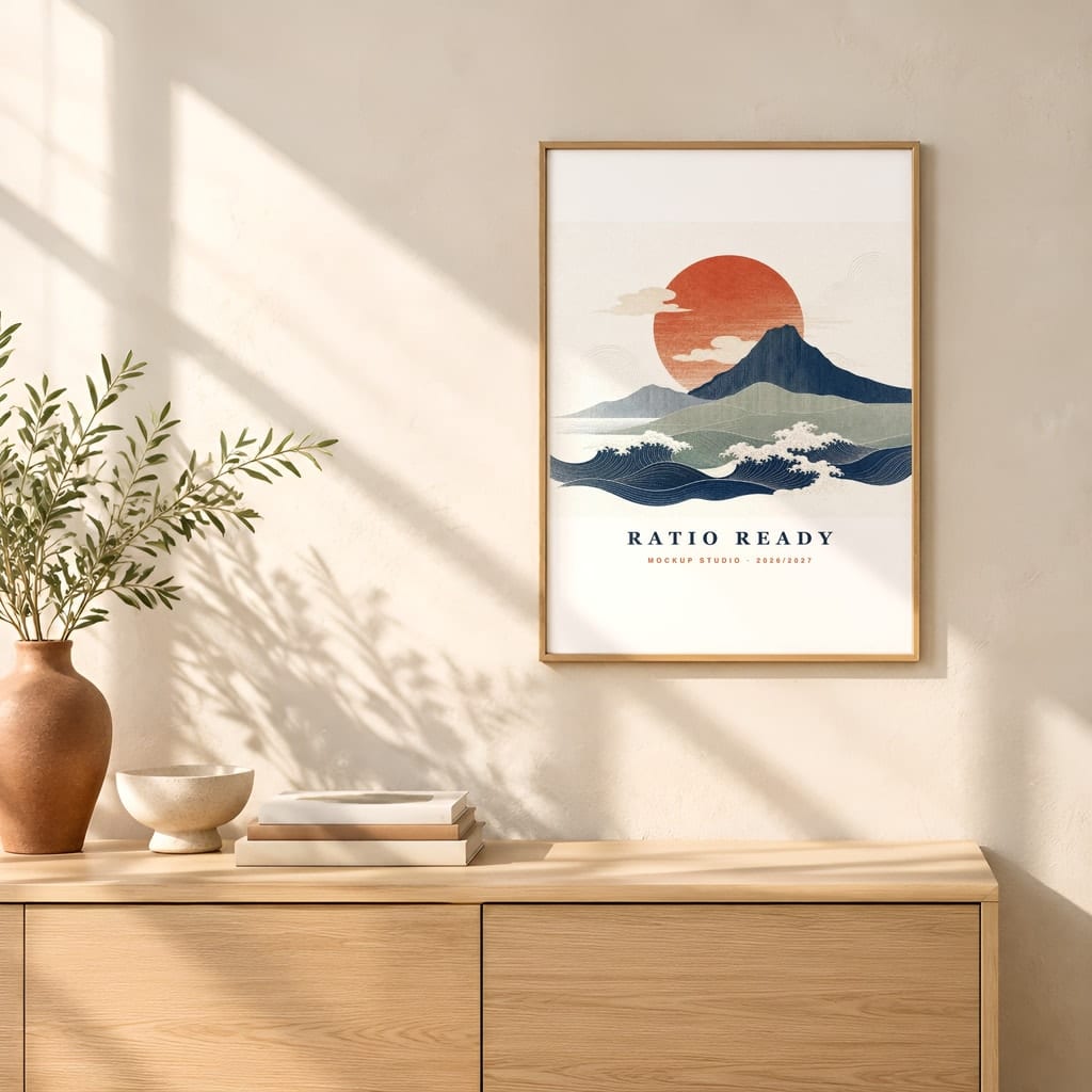 Therapy Office Wall Art Mockup — Counselor Frame PSD Templates (20 Scenes): mockup scene 2 of 20
