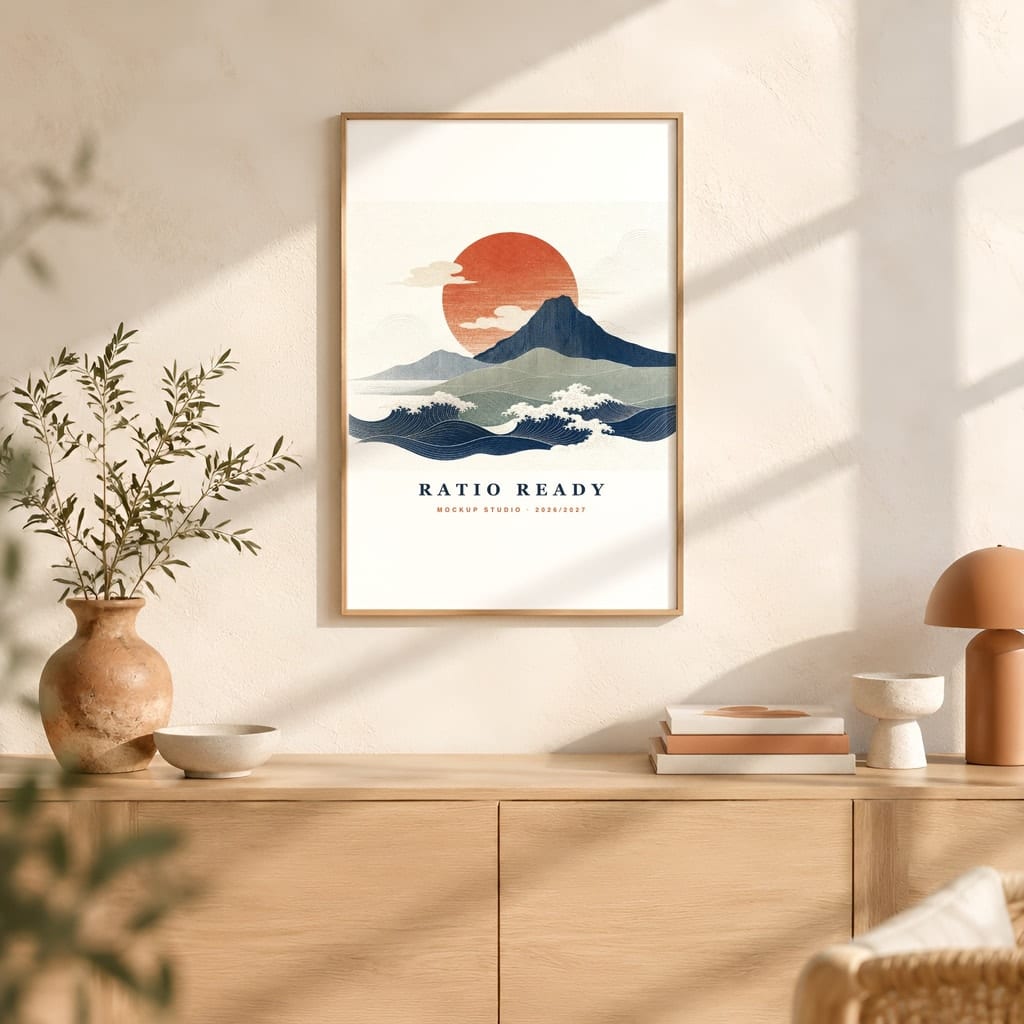 Therapy Office Wall Art Mockup — Counselor Frame PSD Templates (20 Scenes): mockup scene 20 of 20