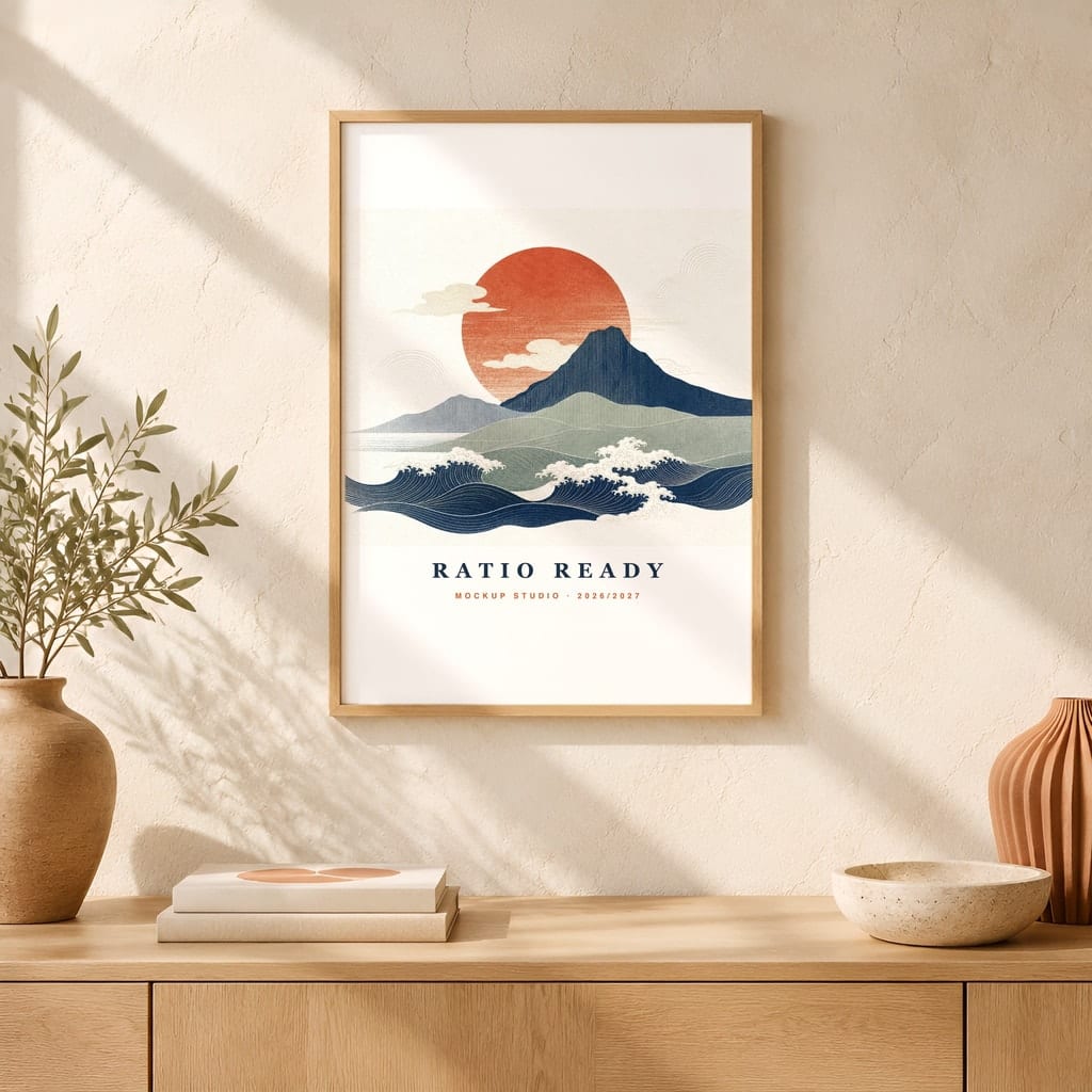 Therapy Office Wall Art Mockup — Counselor Frame PSD Templates (20 Scenes): mockup scene 3 of 20