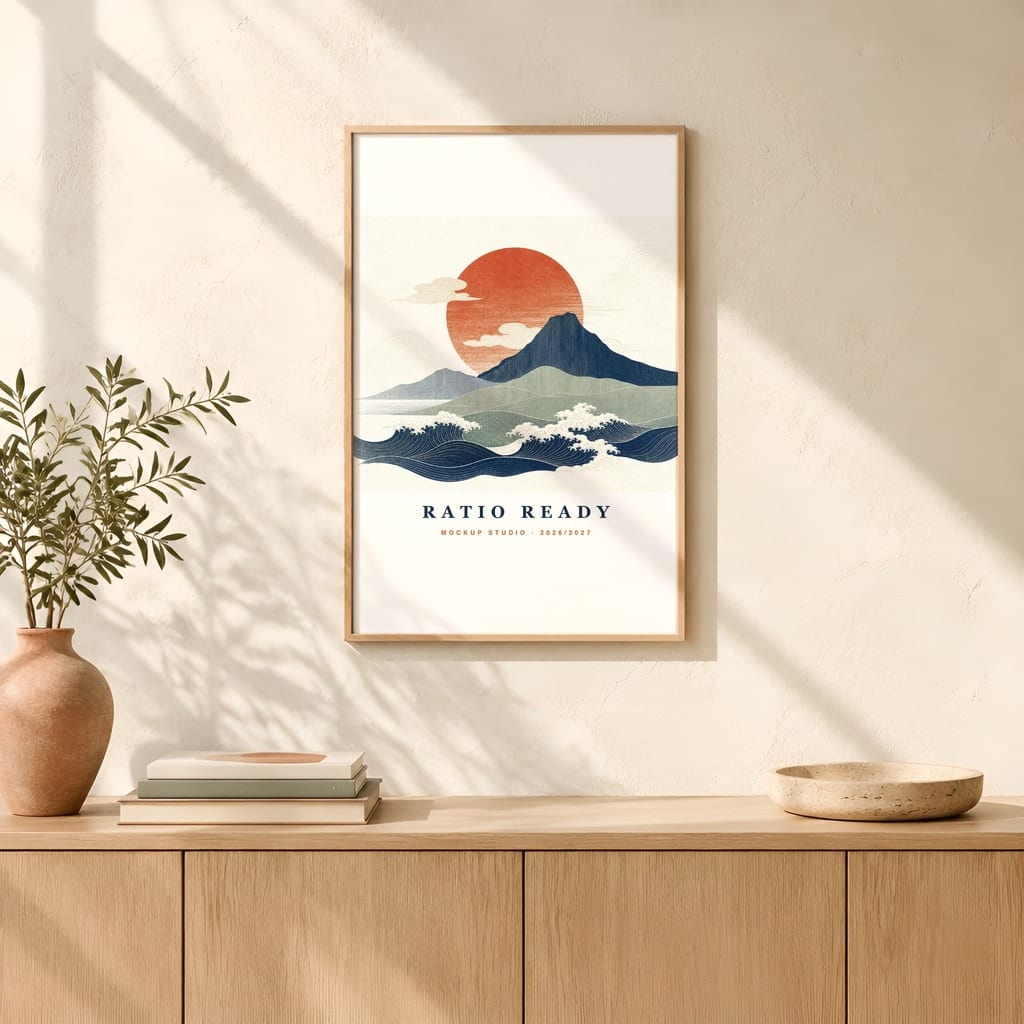 Therapy Office Wall Art Mockup — Counselor Frame PSD Templates (20 Scenes): mockup scene 5 of 20
