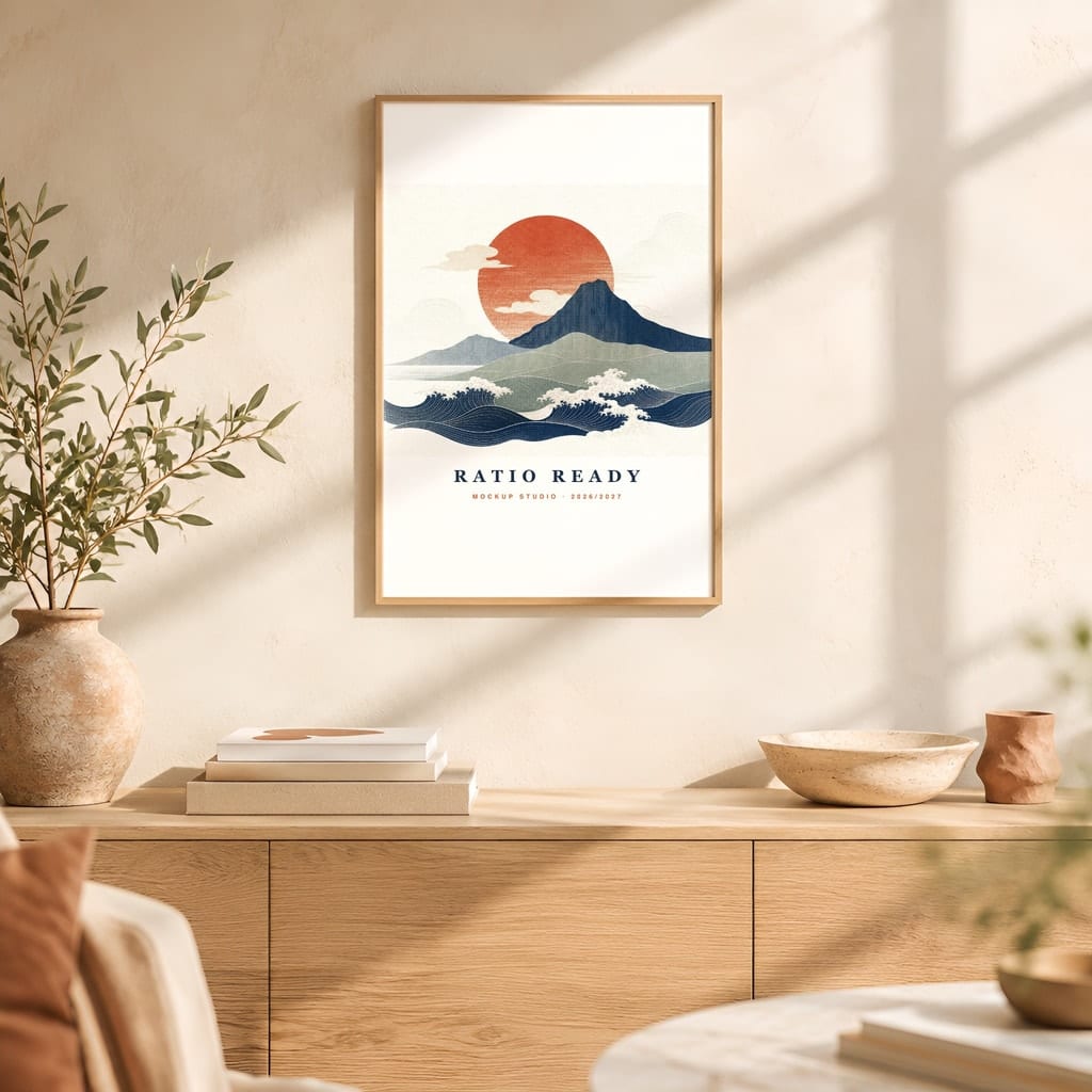 Therapy Office Wall Art Mockup — Counselor Frame PSD Templates (20 Scenes): mockup scene 8 of 20