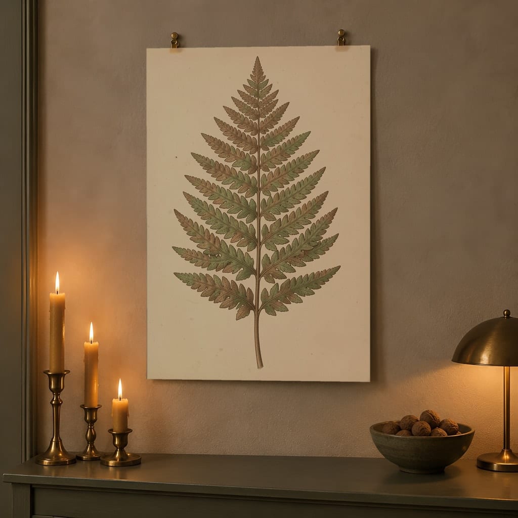 Art Print Mockup Bundle — 20 Vertical Unframed Vintage Wall Art PSD Mockups: mockup scene 16 of 20